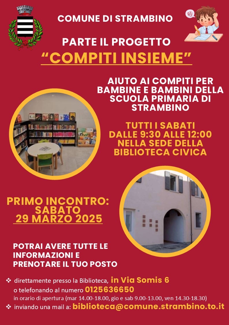 LOCANDINA PROGETTO COMPITI INSIEME